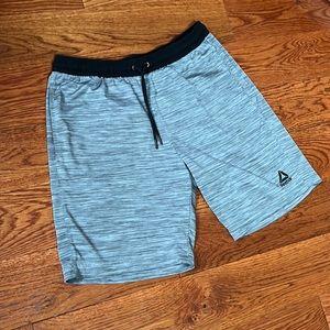 Reebok Men’s Speedwick Shorts W/Pockets Elastic Drawstring Waistband Size M